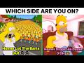 Homer Let The Barts Out Meme Song vs Homer Drops His Donut D'Oh!