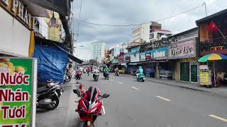 Landmarks Street walking City View in Saigon - HCMC Video #148s