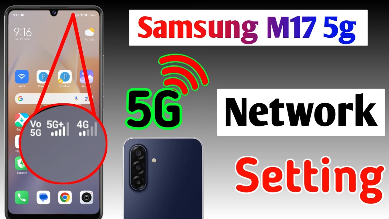 Samsung galaxy m17 5g network setting, Samsung m17 me 5g network kaise laye, Samsung m17 5g setting