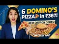 🍕6 DOMINOS PIZZA in ₹36 😍 Dominos New Coupon Codes | Dominos Coupon Codes Today | Domino's Offers