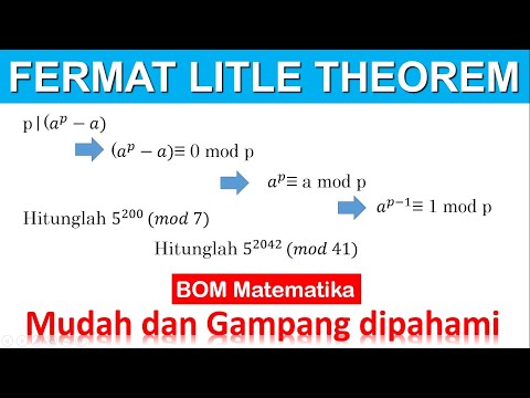 Video: Bagaimanakah anda membuat teorem kecil Fermat?