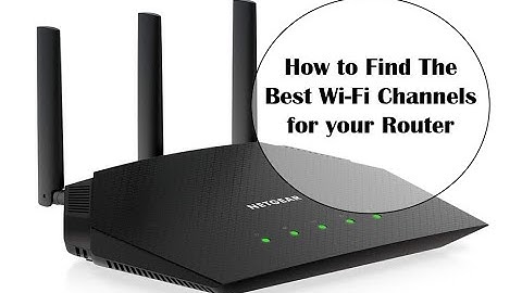 How to Find the Best WiFi Channel