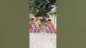 1 VS 1 CUP PYRAMID PART - 31 #viral #filterchallenge #games #gameplay #funny #shorts
