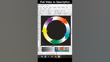 How to Make a Round Arrow in CorelDRAW | Quick Design Tip #Shorts #coreldraw #graphicdesign #graphic