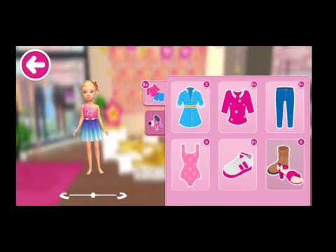 Barbie dreamhouse adventures  Jogando jogos da Barbie Quarto da Chelsea 