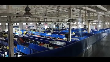 Successful Case-Express Courier Warehosue Parcel Automated Sortation Line