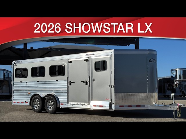 2027 Cimarron Showstar LX Bumper Pull 8 Pen Livestock Trailer