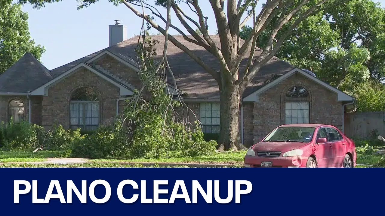 North Texas Storms Plano left with mess of debris, power outages YouTube
