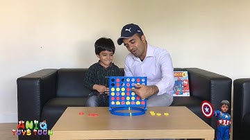 Connect 4 Board Game– Dad vs Son Connect Four Challenge