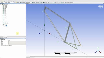Bicycle Frame with Beam Elements ANSYS Workbench
