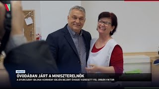 Óvodában járt a miniszterelnök