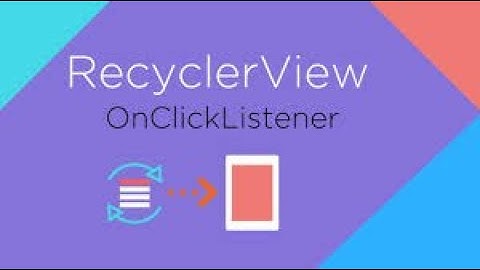 Recyclerview onclicklistener to New Activity