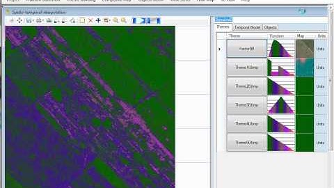 Spatio-temporal interpolation and fuzzy objects in BioClass