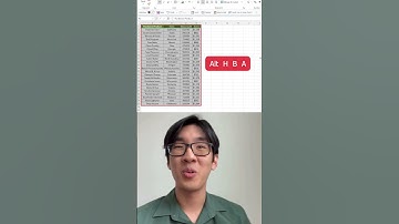 How to Fix Messy Tables Fast with Excel Shortcuts (ALT HOI)