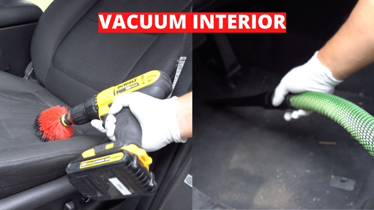 How To Vacuum Car Interior Detailing Interior Like A Pro Series YouTube