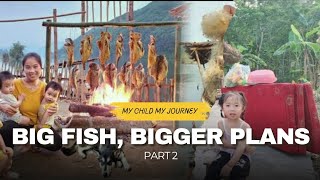 Fishing Success Single Mom Makes Delicious Smoked Fish