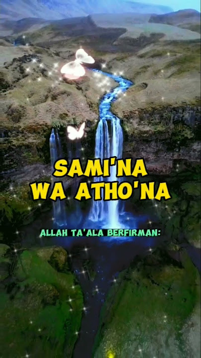 sami'na wa atho'na😍 #motivasi