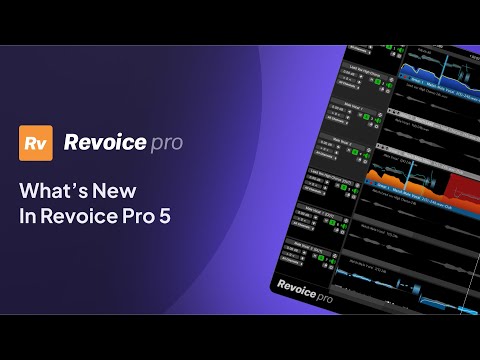 What's New in Revoice Pro 5