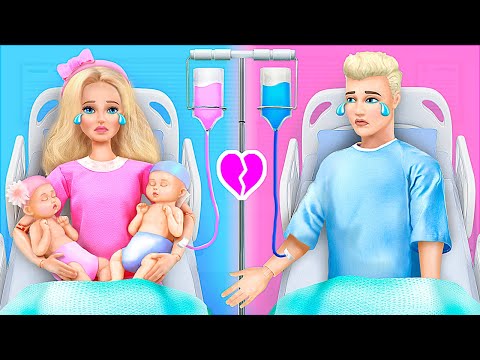 Barbie ve Ken Hastanede / Bebekler için 30 İpucu ve El Sanatı