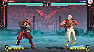 Iori's Practical Super Combo - Iori Yagami vs Yashiro (Hardest AI) - KOF XV
