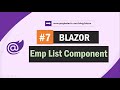 Employee list blazor component