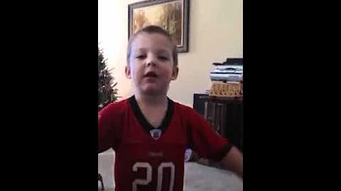 One young fan singing "Silk and Steel"