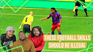 AMERICAN BROTHERS REACT TO These Football Skills Should Be Illegal