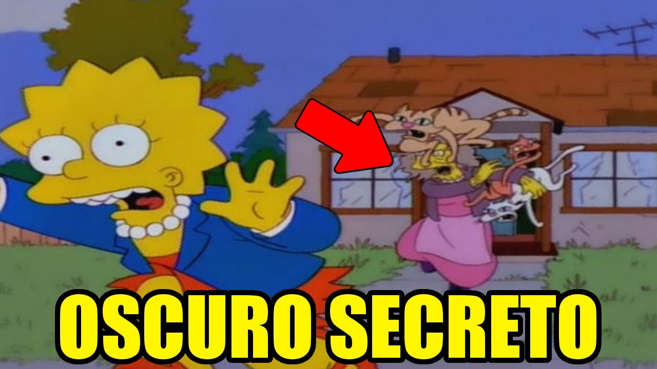 La Vieja De Los Gatos De Los Simpson