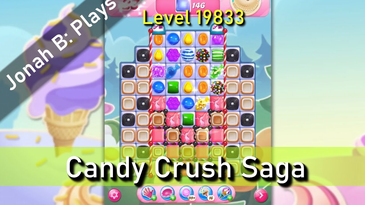 Candy Crush Saga Level 19833 - YouTube