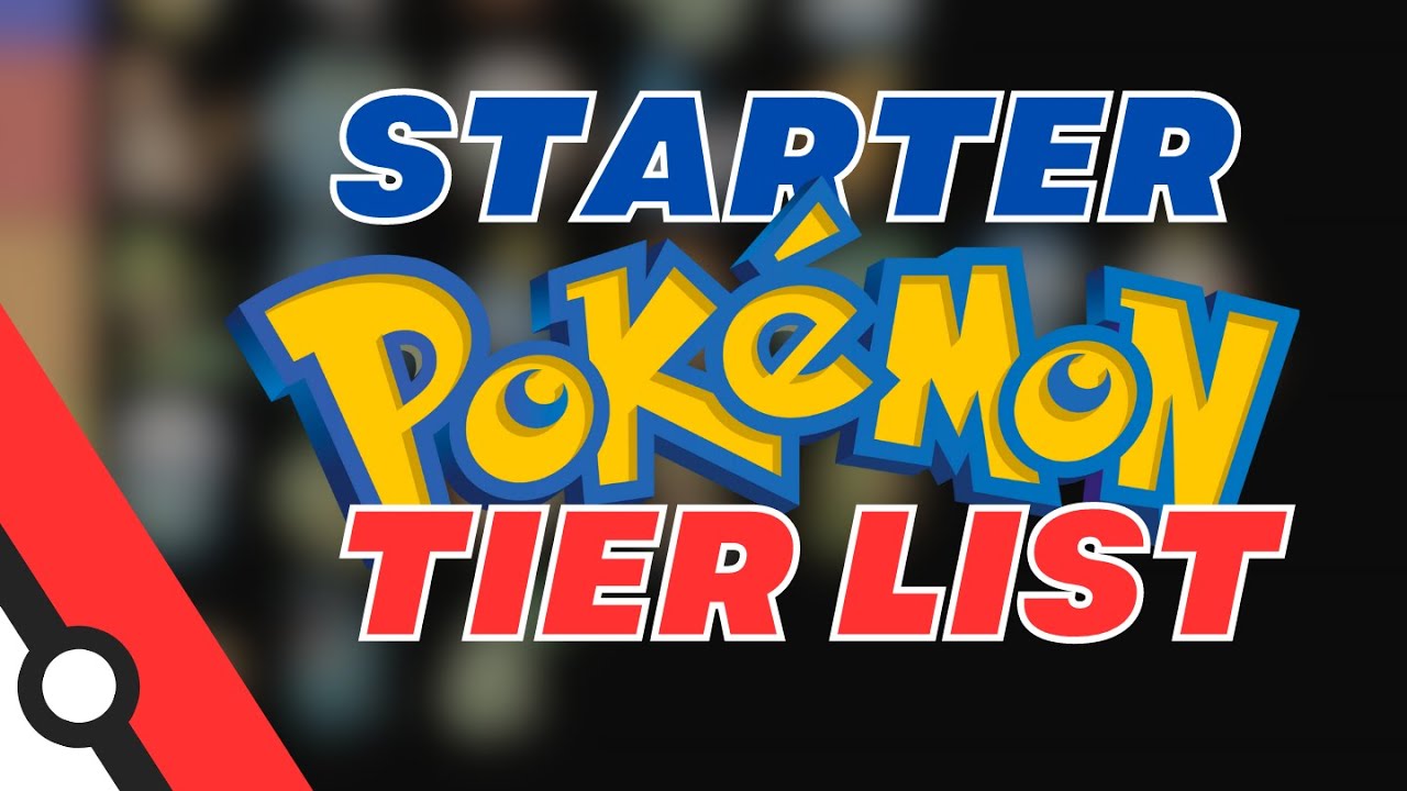 We Ranked ALL 27 Pokémon Starters YouTube