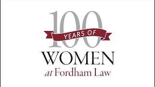 100 Years of Women at Fordham Law