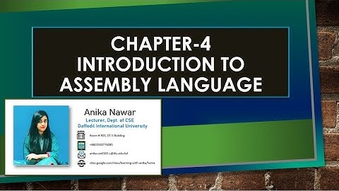 Microprocessor and Assembly Language in Bangla - Introduction to Assembly Language