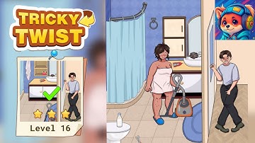 Tricky Twist Puzzle – Level 16 help the girl be beautiful again Walkthrough | iOS / Android Gameplay