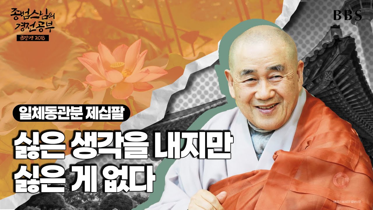 [#종범스님] 일체동관분 : 부처님의 지혜와 깨달음의 본질 #종범스님경전공부 #금강경