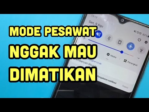 Cara Memperbaiki Samsung Mode Pesawat Tidak Bisa Dimatikan SM-A207F Galaxy A20s Sinyal Bulat Offline