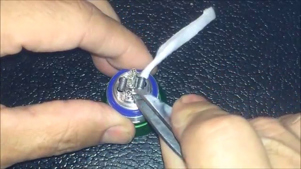 Vaping Zephyrus sub ohm tank Dual coil build tutorial