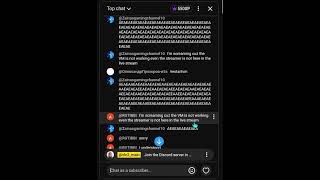 Reading the streamer's viewers chat and my chat (chat uses windows 7)