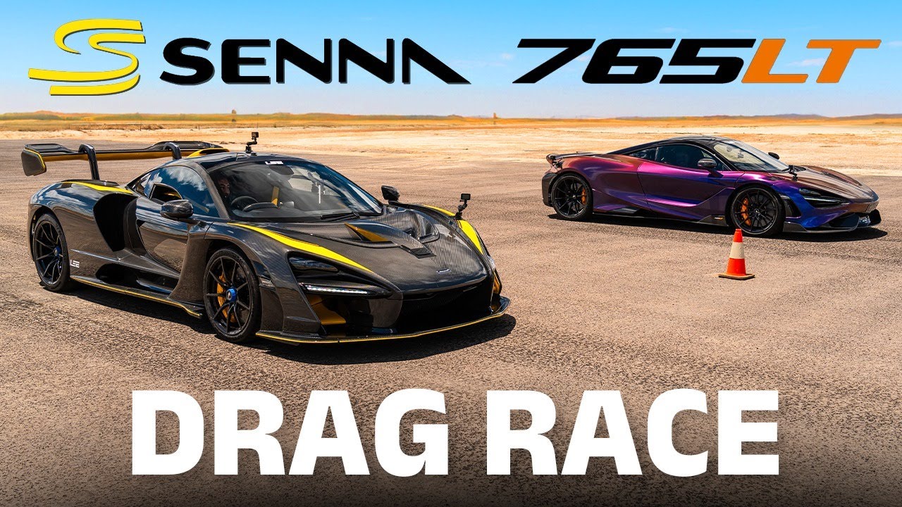 $2m vs $800k: McLaren Senna vs McLaren 765LT drag race
