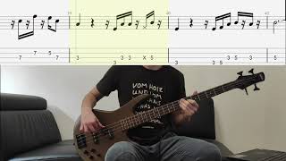 Video thumbnail of "Harry Styles - Watermelon Sugar | Bass Cover | Tab"