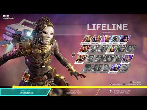 Apex Legends Golden Ticket and Lifeline Solo Win with the voice of KILLnU24 7 - Full Version