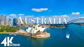 FLYING OVER AUSTRALIA (4K UHD) - Amazing Beautiful Nature Scenery with Piano  Music - 4K Video HD