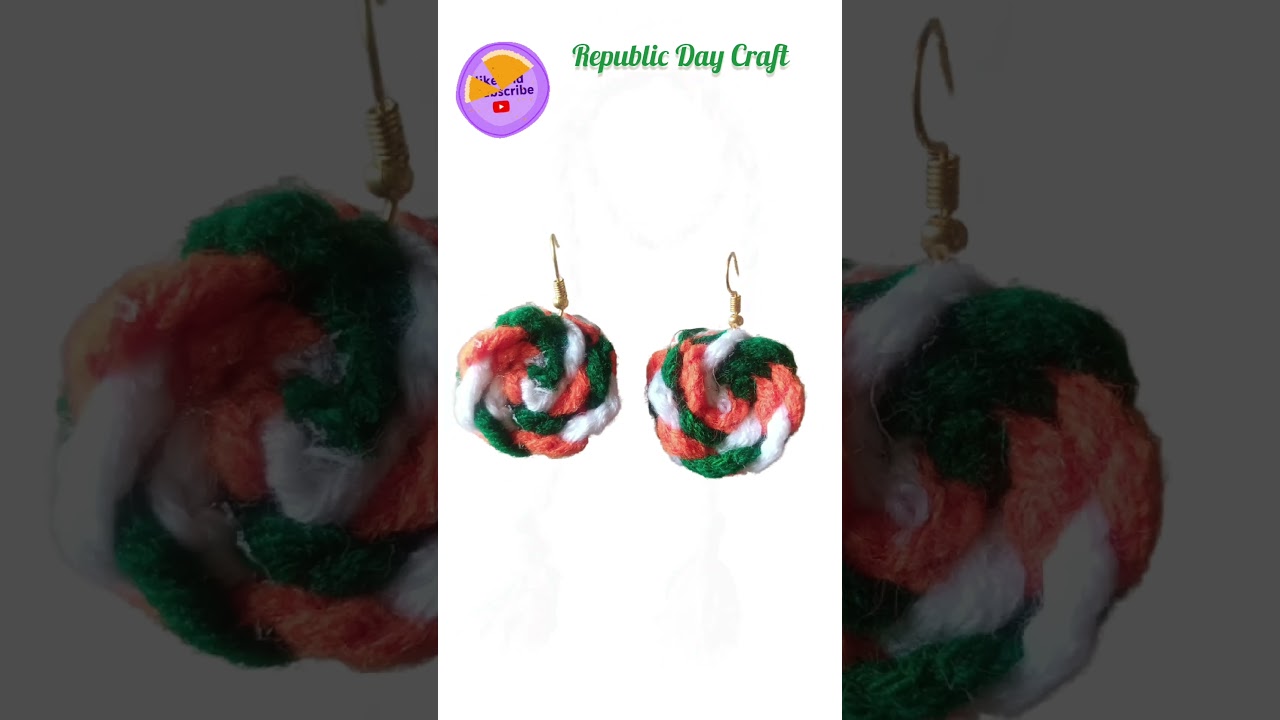 Easy DIY Republic Day Accessories | Republic Day Crochet Craft 
