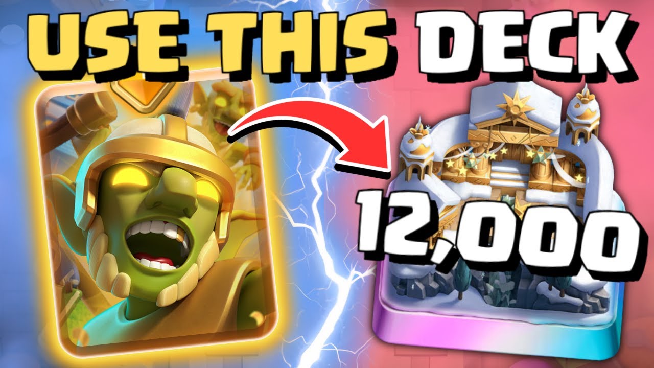 The EASIEST Hero Goblins Deck To Get 12,000 Trophies FAST!