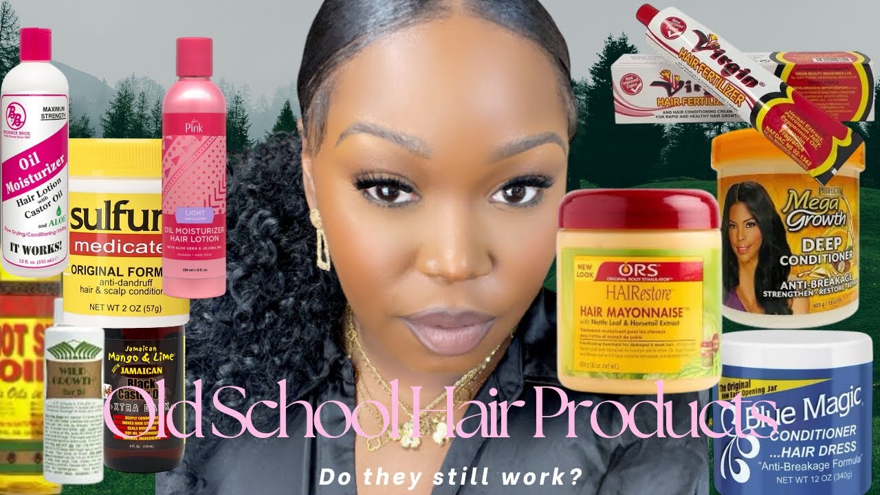 Old School Hair Products| Viral Hair Grease Growth Mixture