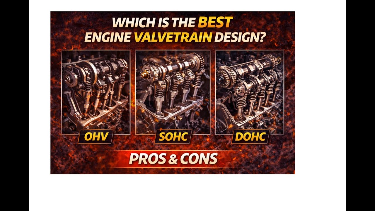 Какая конструкция клапанного механизма двигателя является оптимальной? OHV, SOHC, DOHC — плюсы и ...