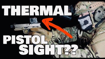 Thermal Pistol Sight? The INFITAC FMP13 #INFITAC #THERMALPISTOLSIGHT #thermal #review #optic #test 
