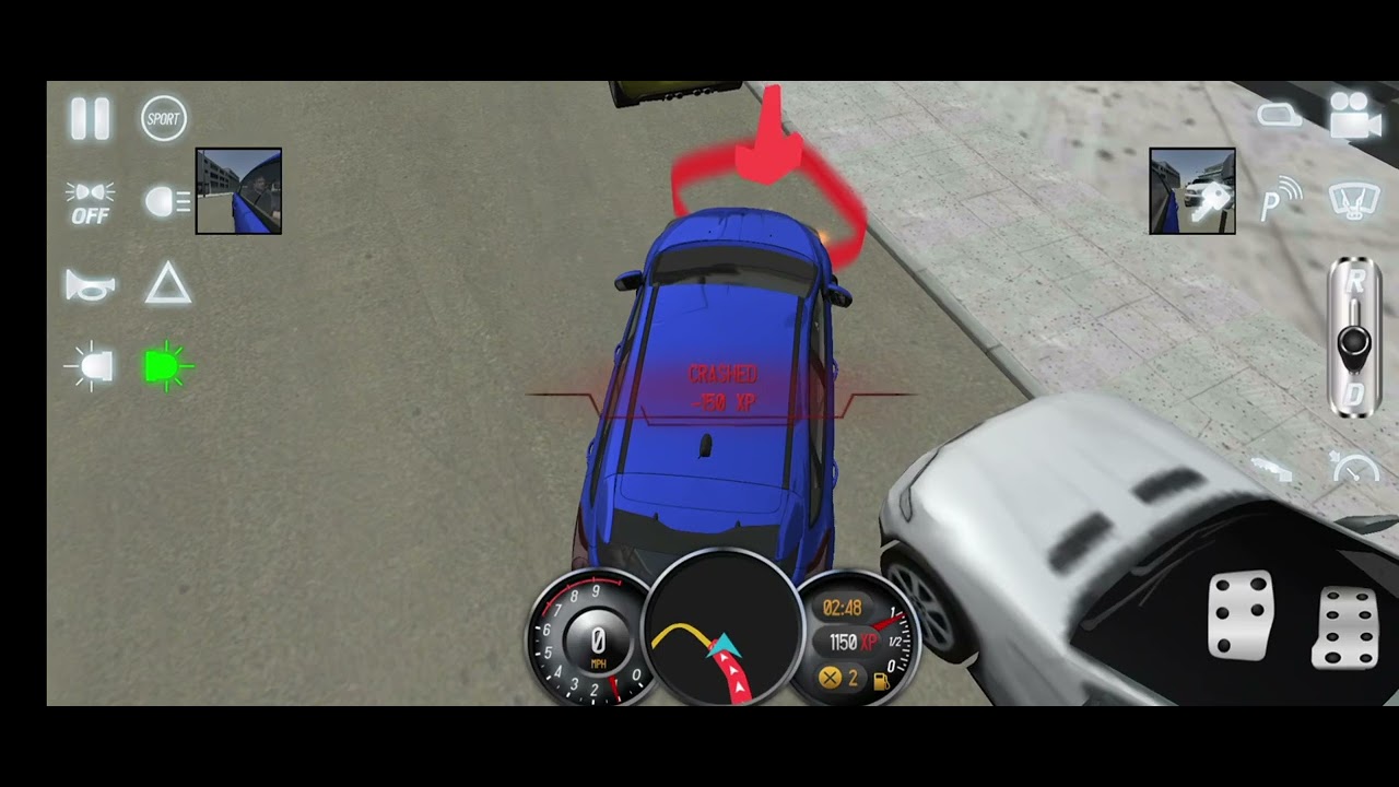 driving school || part 8 madla lavel 2 made 4 Vela rules modle 😔😔