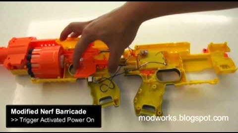 Modified Nerf Barricade - Demo & Range Testing