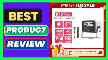 BYINTEK R90 Max Projector 4K Full HD 1080P 2200 Anis Lumens Android