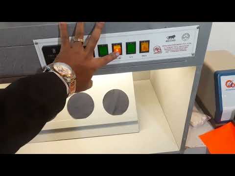 My Q Color Matching Cabinet  Light source- D65,TL84,CWF,UV,F/A, etc .STANDARD- ASTMD1729 etc.. - video from MyQ Engineering